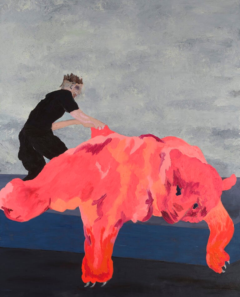 Florian Krewer, Reviving the Bear, 2022, Huile sur toile, &copy; Florian Krewer, Paris Mus&eacute;es / Mus&eacute;e d' Art Moderne de Paris