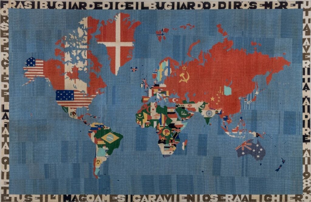 Alighiero Boetti, Mappa, 1984