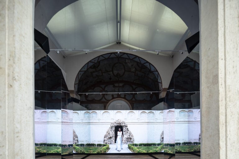 Film still from Isaac Julien's, "All That Changes You. Metamorphosis", 2025. Courtesy the artist and Victoria Miro &copy; Galleria Borghese, Roma