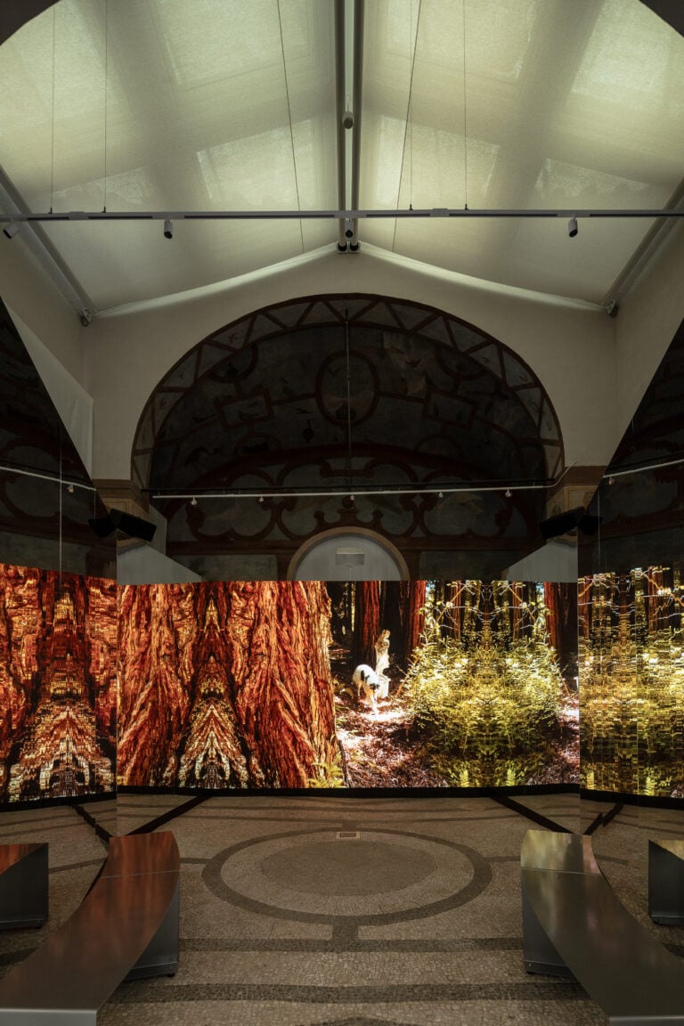 Film still from Isaac Julien's, "All That Changes You. Metamorphosis", 2025. Courtesy the artist and Victoria Miro &copy; Galleria Borghese, Roma