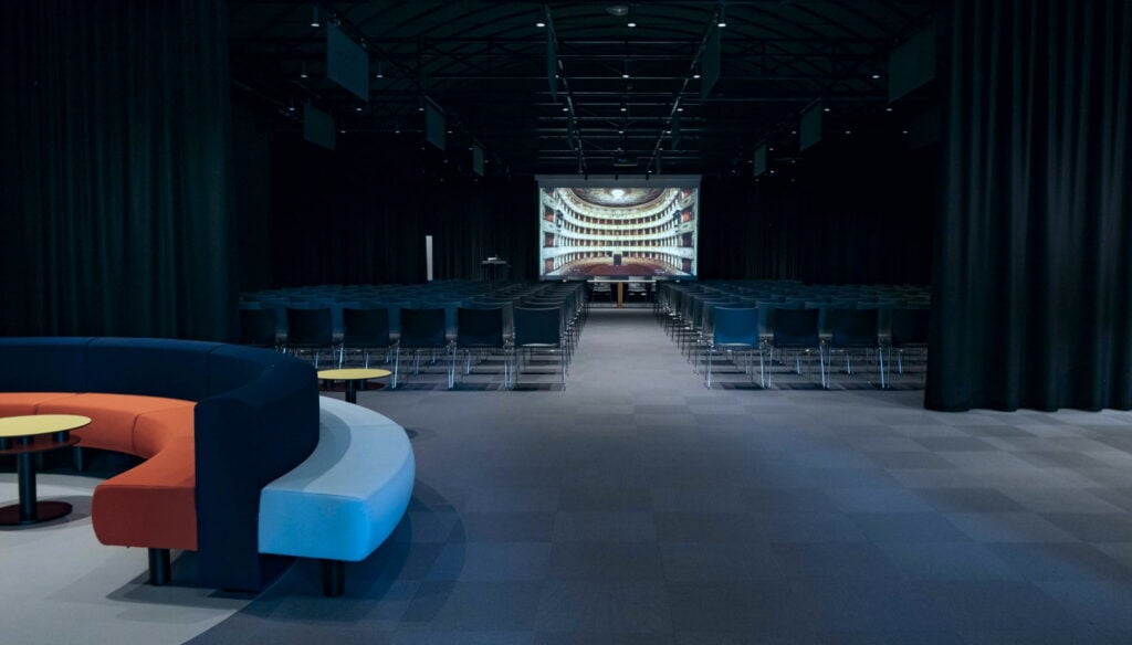 Forum Della Chiara (spazio polifunzionale layout platea)
