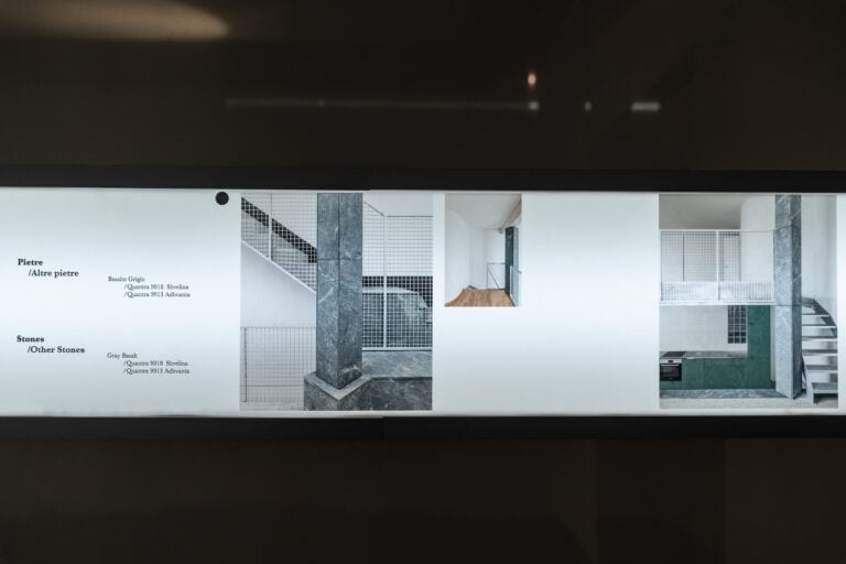 L&rsquo;allestimento della mostra Marble Interiors a cura di Davide Fabio Colaci a Marmomac 2026. Photo EnneviFoto, courtesy Veronafiere