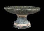 Vasca in breccia verde egiziana su piede moderno, cd. Tazza Medici , (Alabastro orientale per la testa; breccia tranquillina per il peduccio) &copy;Fondazione Torlonia, Photo Lorenzo de Masi