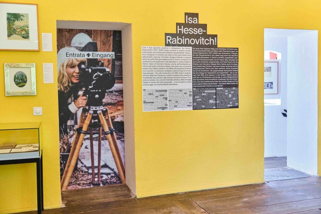 Allestimento della mostra di Isa Hesse-Rabinovitch al Museo Hermann Hesse. Credits: Museo Hermann Hesse Montagnola