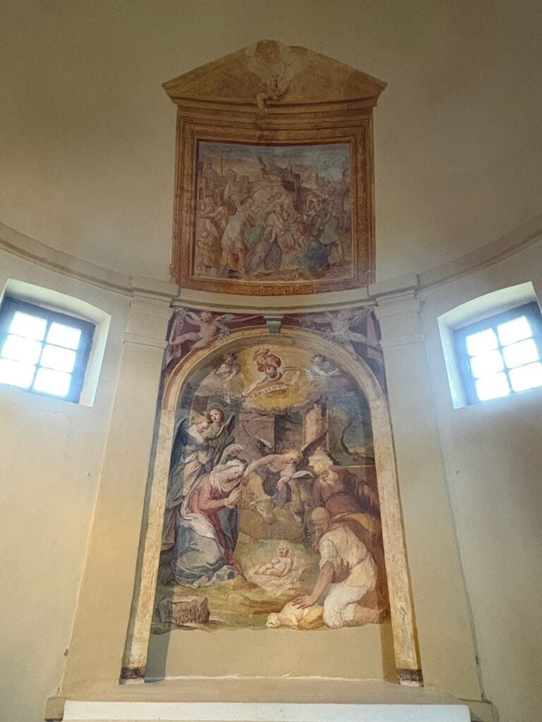 La cappella della Nativit&agrave; nella chiesa della Madonna della Stella