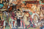 Diego Rivera, particolare del ciclo di murales al Palazzo Nazionale di Citt&agrave; del Messico