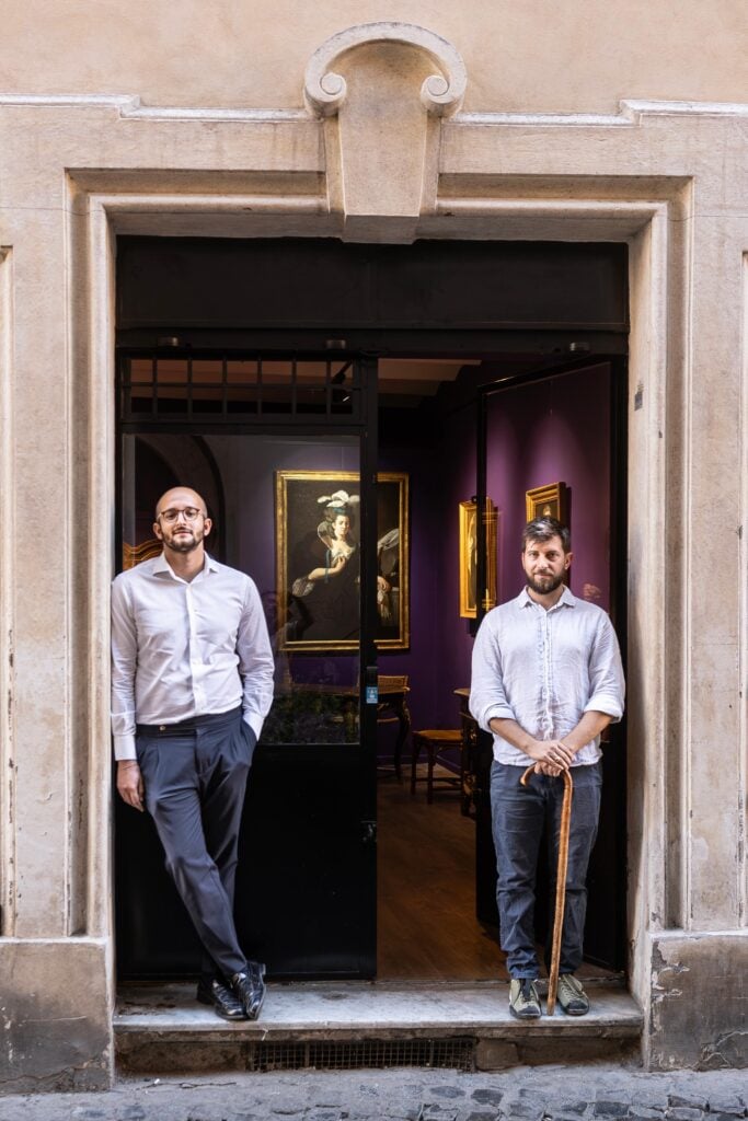 Direttori Antiques Par Force Nicolò James Montanari e Nicolò Alessandrini