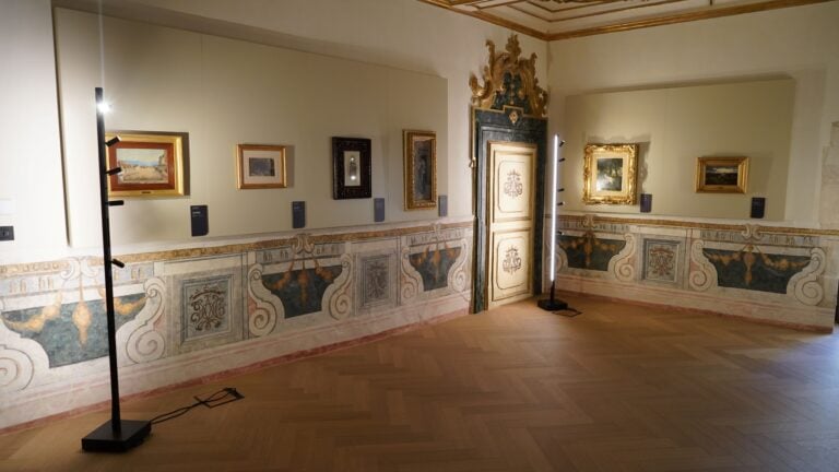 Polo Culturale BPER - L&rsquo;Aquila Immagini di allestimento, Mostra permanente &ldquo;Scrigno di memorie. Paesaggi, colori e tradizione: cinque secoli di arte del Meridione&rdquo;, Credito fotografico: Davide Pennacchi