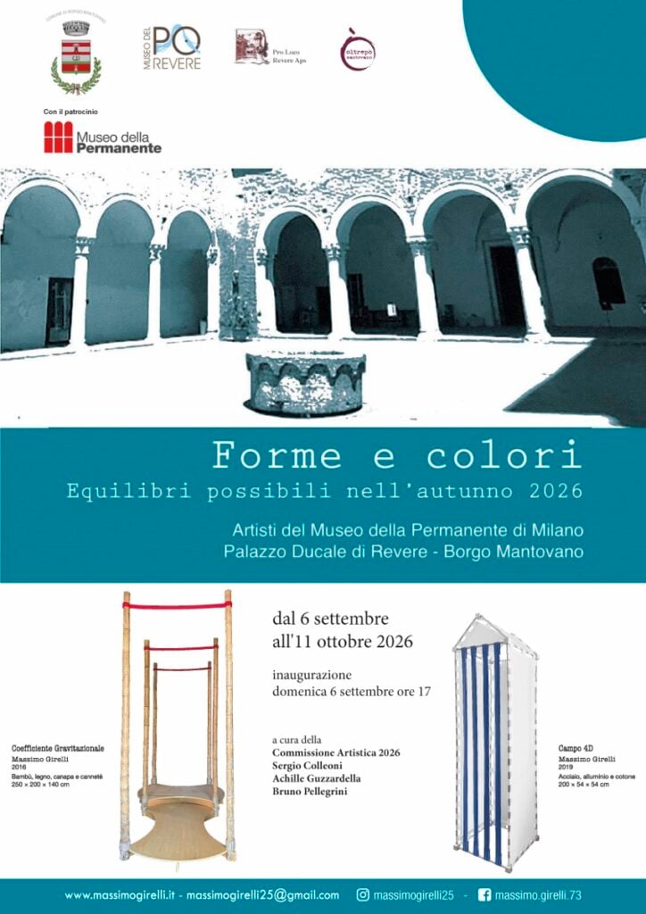 Forme e Colori. Equilibri possibili nell’autunno 2026
