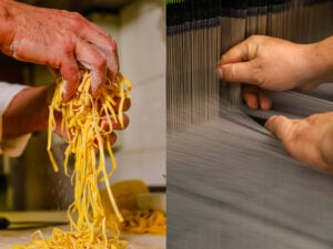 Abiti da mangiare e archivi da indossare: moda e cucina si incontrano a Parma
