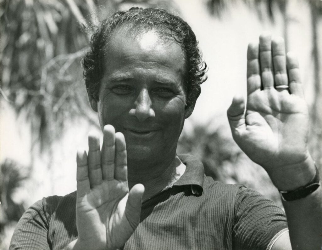 Gillo Pontecorvo sul set del film Queimada (1969) ©Divo Cavicchioli