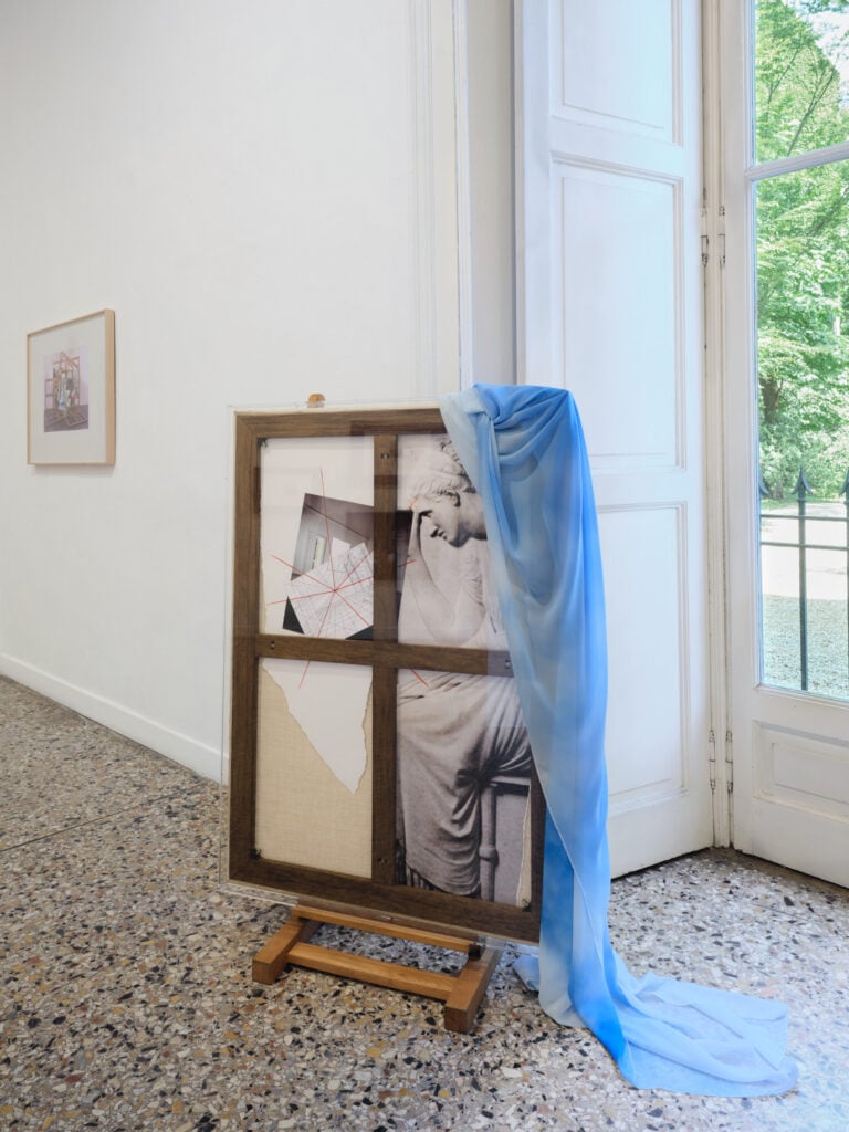 Giulio Paolini. In studio (ora come allora), installation view della mostra alla Galleria Christian Stein, Milano, 2026. Courtesy Fondazione Giulio e Anna Paolini e Galleria Christian Stein, Milano. Ph: Agostino Osio