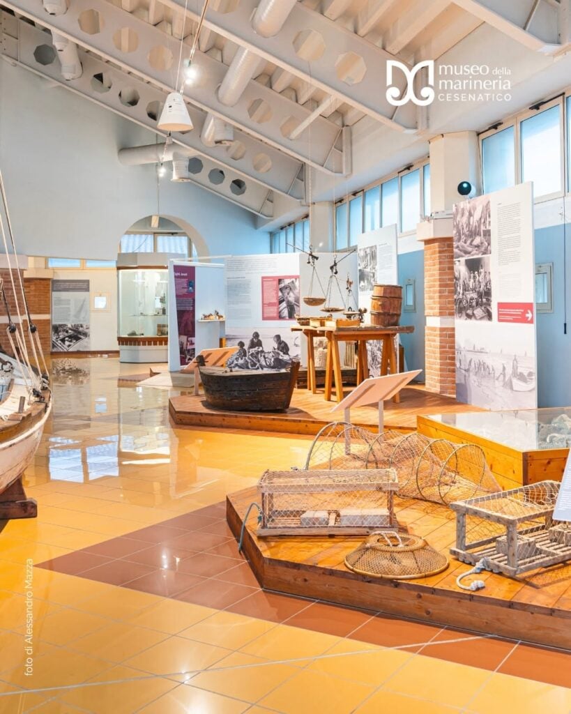 All'interno del Museo della Marineria di Cesenatico