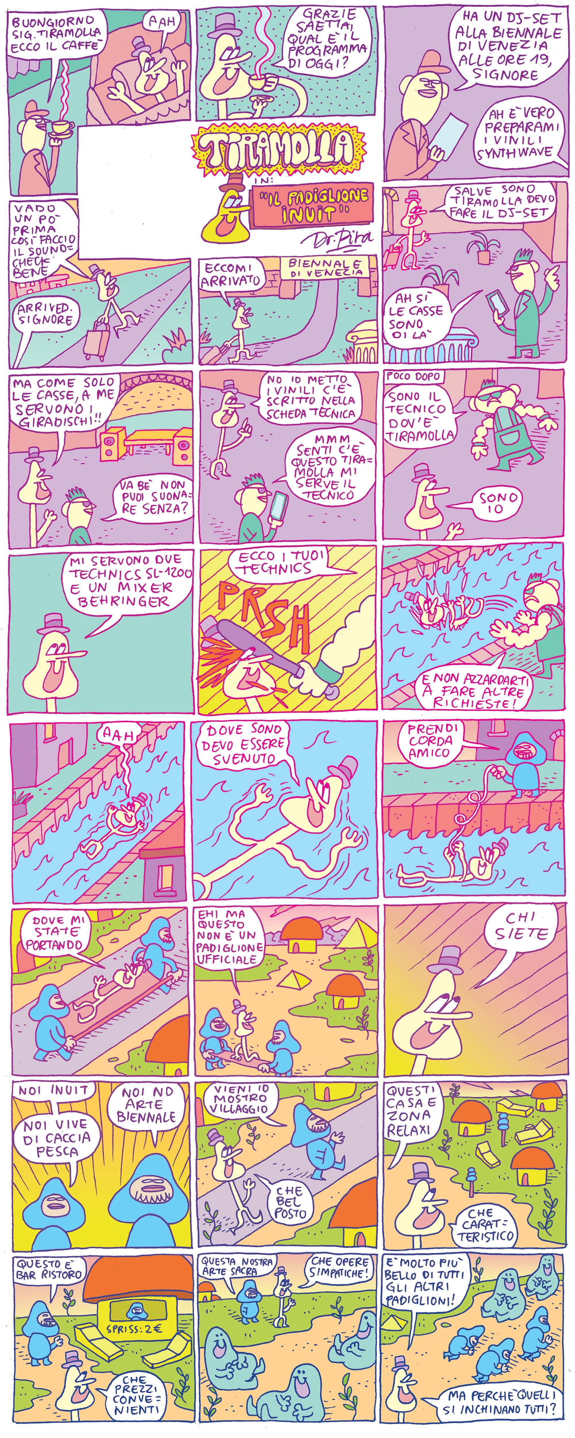 Il fumetto di Dottor Pira per Artribune
