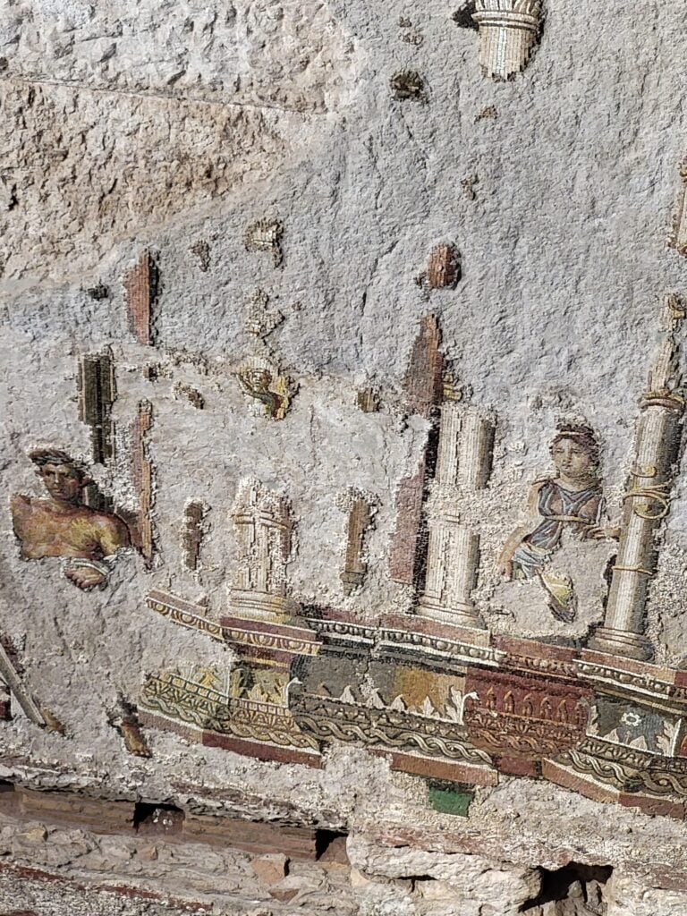 Il Grande Mosaico del Museo delle Terme di Traiano. Photo Livia Montagnoli