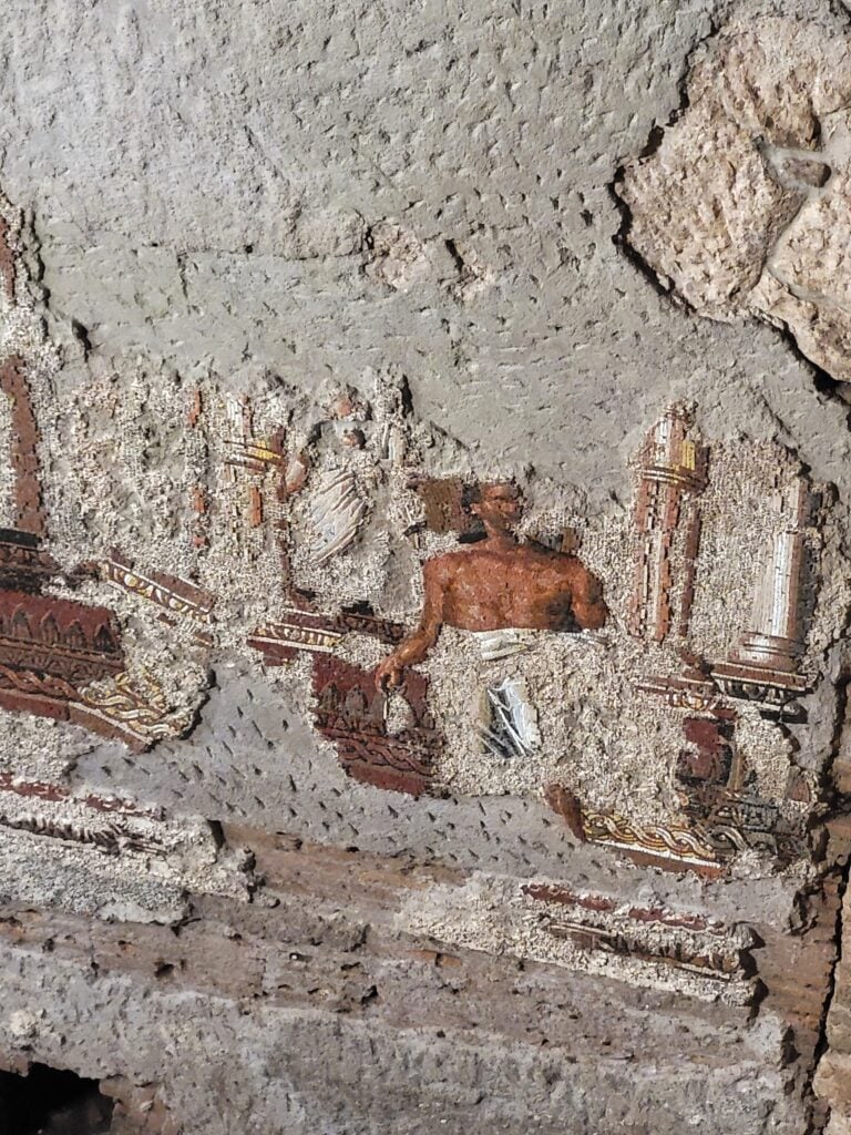 Il Grande Mosaico del Museo delle Terme di Traiano. Photo Livia Montagnoli