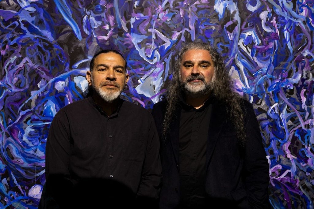 Khaled Sabsabi e Michael Dagostino, artista e curatore del Padiglione Australia. Ph: Andrea Rossetti