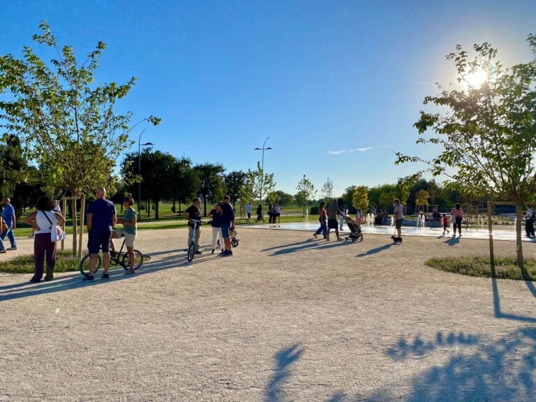 Nel nuovo Parco di Centocelle a Roma