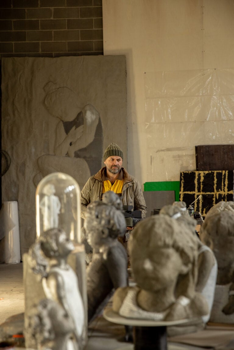 Lo studio di Valerio Berruti. Crediti Letizia Cigliutti