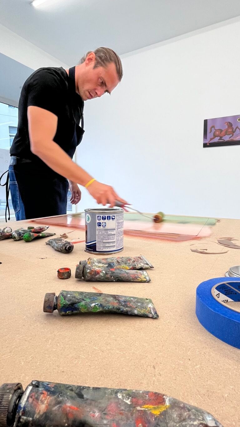 L'open studio di Mattia Barbieri e Metin &Ccedil;elik da RizzutoGallery