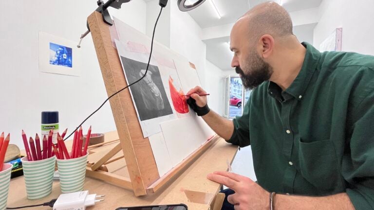 L'open studio di Mattia Barbieri e Metin &Ccedil;elik da RizzutoGallery