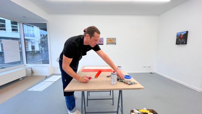 L'open studio di Mattia Barbieri e Metin &Ccedil;elik da RizzutoGallery