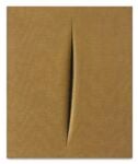 Lucio Fontana, Concetto Spaziale, Attese (1965-66). Courtesy of Sotheby&rsquo;s