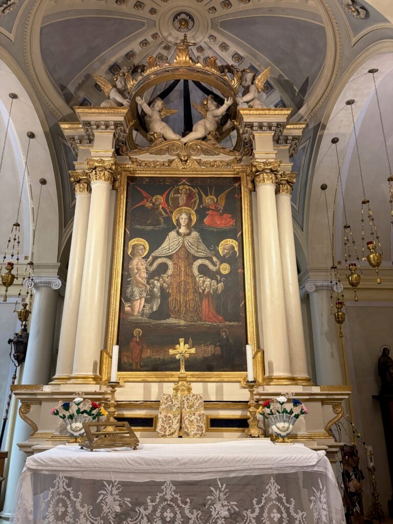 La Madonna della Misericordia nella chiesa di San Giuseppe