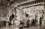 Il Salone dorato del Museo Poldi Pezzoli in una foto di fine XIX secolo
