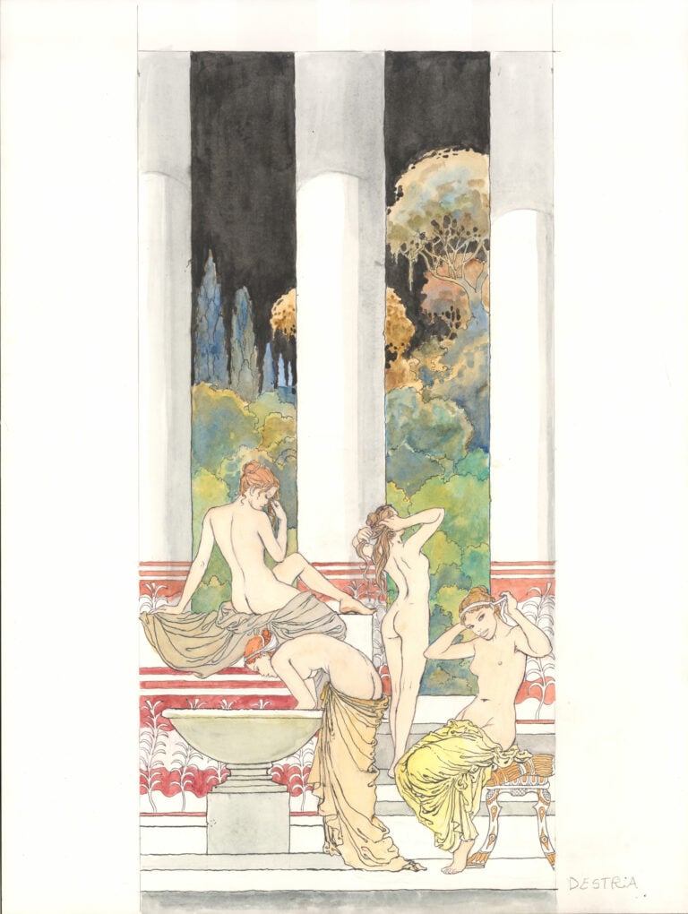 La nuova mostra di Milo Manara alla Masone &egrave; un omaggio al labirinto, tra Borges e Franco Maria Ricci