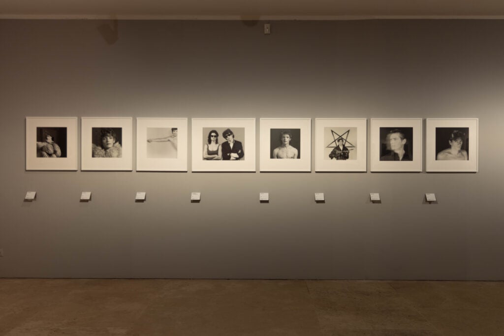 Robert Mapplethorpe, Le forme della bellezza, installation view a Museo dell'Ara Pacis. Photo Wps
