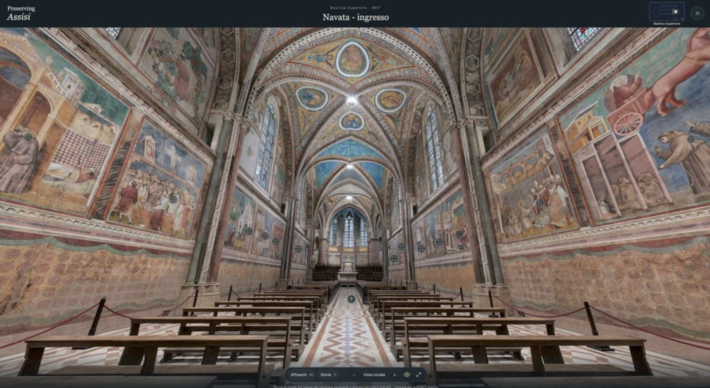 30 anni dopo il terremoto, la Basilica di Assisi si visita anche in digitale. La piattaforma gratuita, per divulgazione e ricerca