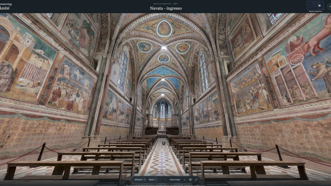 30 anni dopo il terremoto, la Basilica di Assisi si visita anche in digitale. La piattaforma gratuita, per divulgazione e ricerca