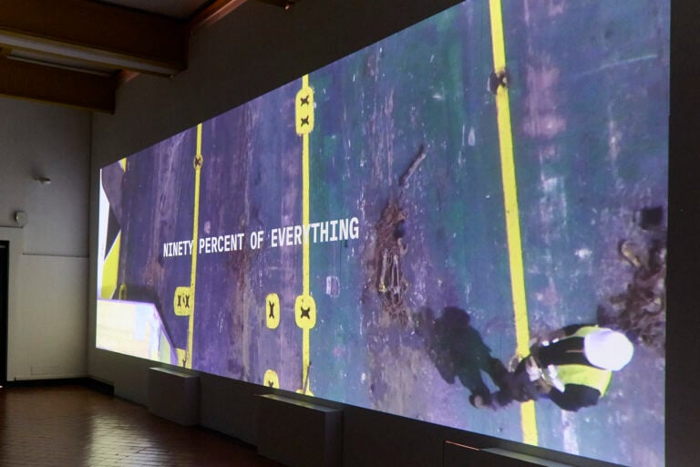 L'installazione &ldquo;Ninety Percent of Everything&rdquo; al Palazzo Ducale di Genova