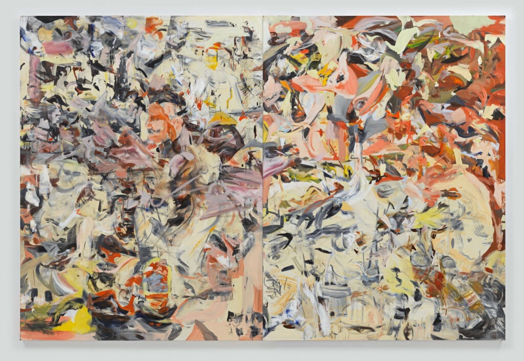 Cecily Brown – A sunset a ruin a crowd and a battle
