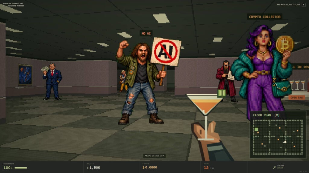 Il nuovo videogioco dedicato al mondo dell’arte contemporanea è fatto tutto con l’Intelligenza Artificiale