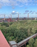 Il reportage da Manifesta 16 nella Ruhr: lo skyline industriale della Ruhr dalla sommit&agrave; del complesso di Zollverein a Essen