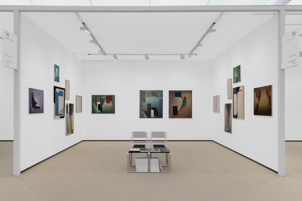 Le opere di Tilde Poli da 10 A.M. ART, Frieze Masters 2026, Spotlight Section. Photo Philipp Graysc. Courtesy 10 A.M. ART, Milano
