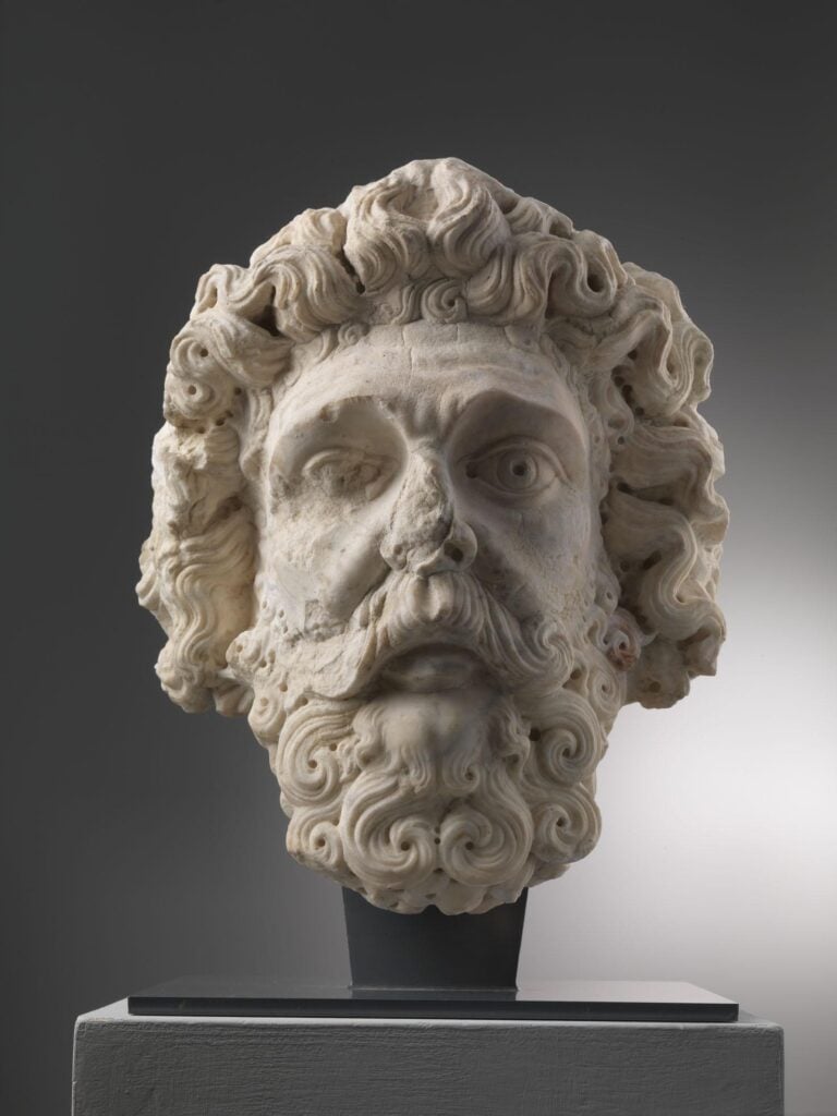 Paolo Taccone da Sezze (Paolo Romano), Testa di Profeta o di Giove. Courtesy Galleria Botticelli