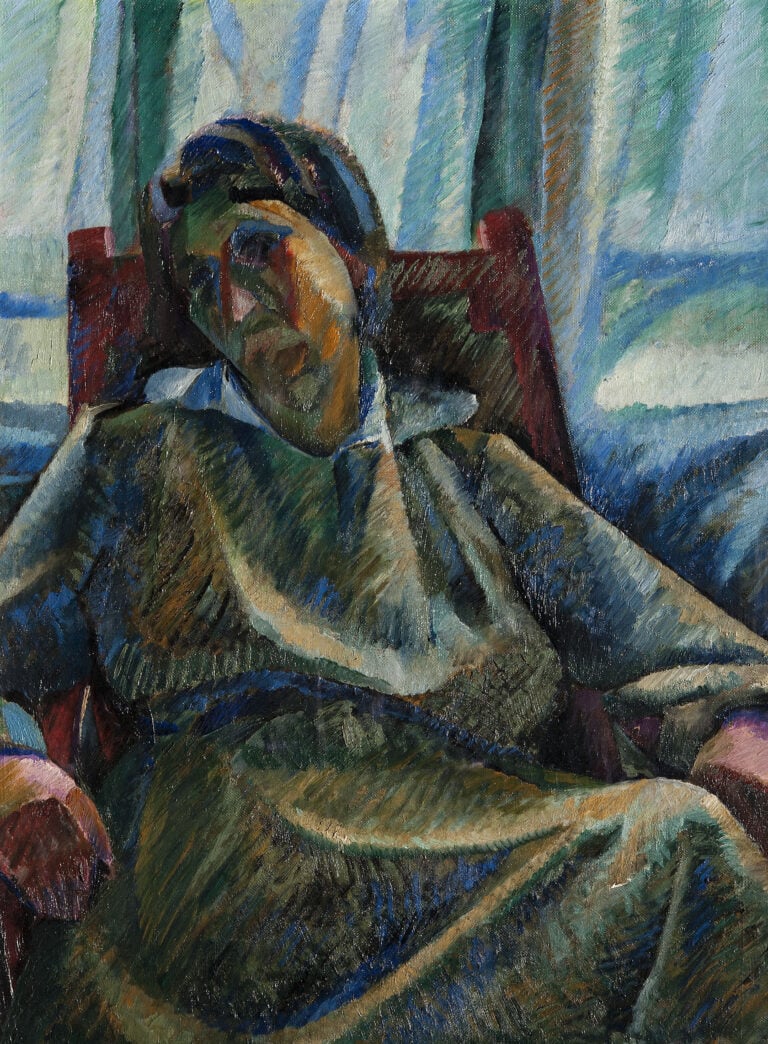 Umberto Boccioni, Sintesi plastica di figura seduta (Silvia), 1915 ca. Ph: Alessandro Vasari/Gnamc