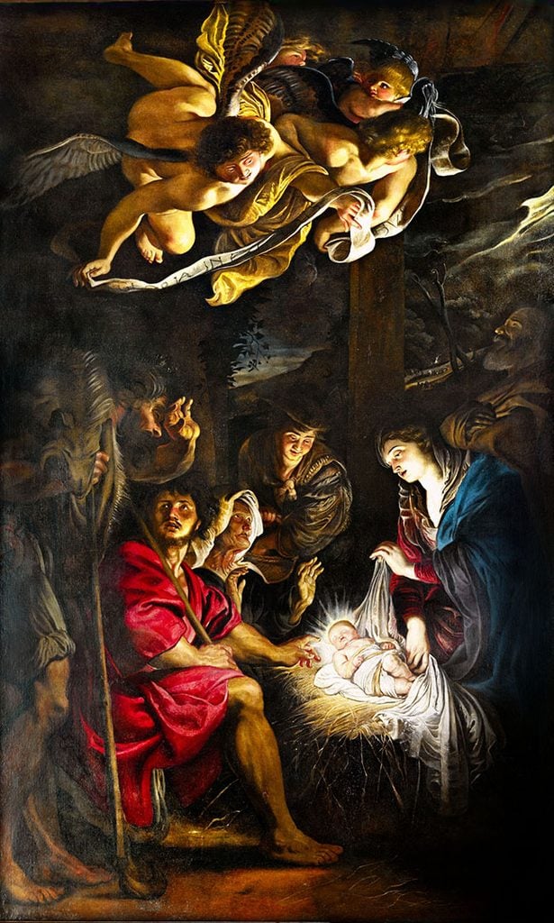 Adorazione dei pastori della Pinacoteca Civica di Fermo di Rubens