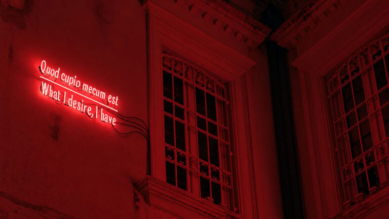 Joseph Kosuth, Maxima Proposito (Ovidio), 2017. Ph: Filippo Armellin. Courtesy l'artista e Vistamare Milano-Pescara