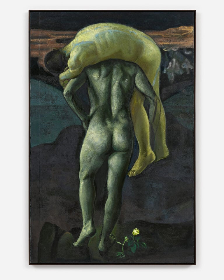 Victor Man, Noapte Transfigurata, 2020 - 2025, olio su tela. Private collection &copy; Victor Man. Courtesy Galerie Max Hetzler Berlin | Paris | London | Marfa