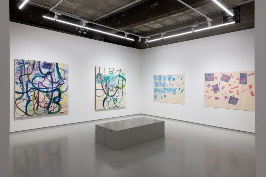 Giorgio Griffa Zhang Enli, 2026, Fondazione Giorgio Griffa, Torino, Installation view, guida mostre Torino 2026,