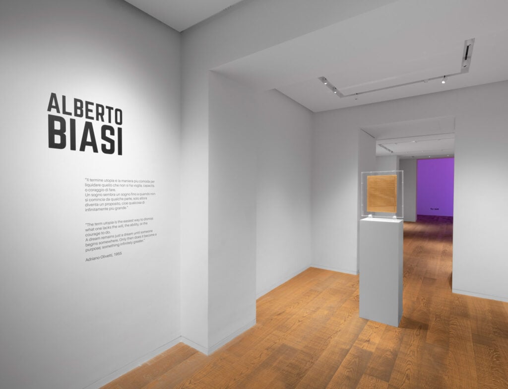 Alberto Biasi, installation view, Tornabuoni Arte, Roma, 2026