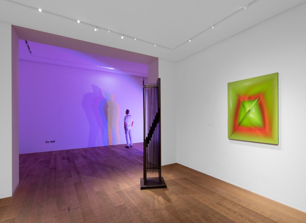 Alberto Biasi, installation view, Tornabuoni Arte, Roma, 2026