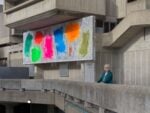Ren&eacute;e Levi with her artwork September &copy; Ren&eacute;e Levi, September, co-commissioned by The Southbank Centre's Hayward Gallery and Audemars Piguet Contemporary. &copy; Image courtesy of the artist, The Southbank Centre's Hayward Gallery and Audemars Piguet