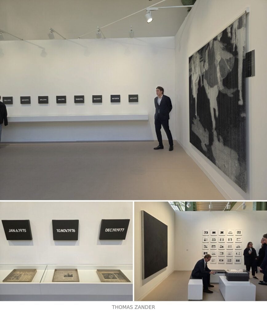 Art Basel Paris 2026 Thomas Zander collage