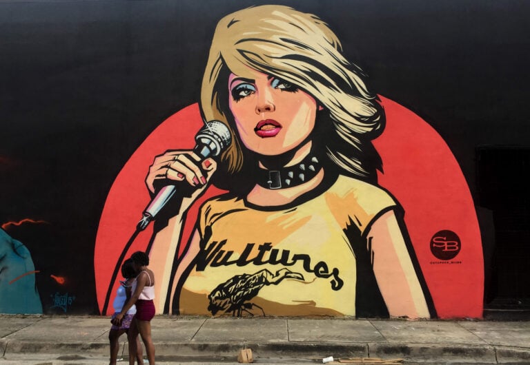 Il murale dedicato a Blondie. Credits Stephen Bliss