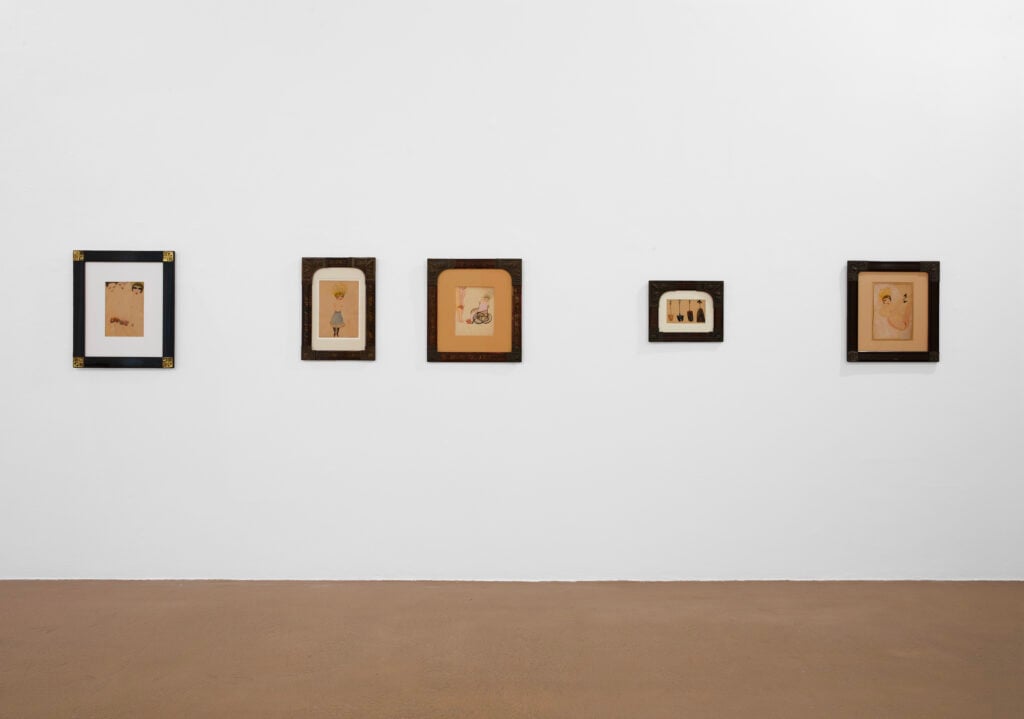 Carol Rama. Capitolo 1 – Dorina e gli altri, 2026, veduta dell'installazione, Castello di Rivoli Museo d'Arte Contemporanea Courtesy Castello di Rivoli Museo d'Arte Contemporanea, Rivoli-Torino. Photo Sebastiano Pellion di Persano